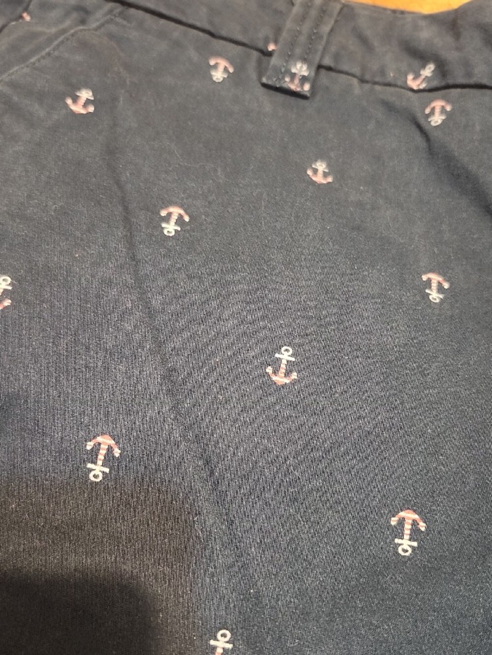 ❤️3 For 10.❤️Magellan Outdoors Navy Anchor Print Women's Shorts - Picture 2 of 4